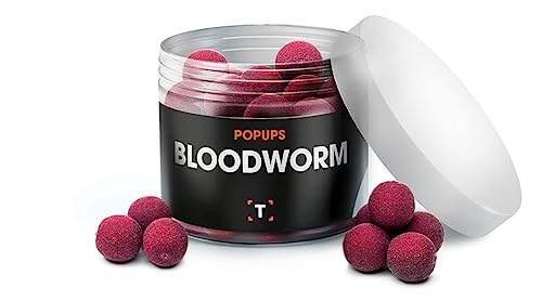 Tijgernotenkopen.nl Bloodworm Pop-ups Dunkelrot Karpfen Futter