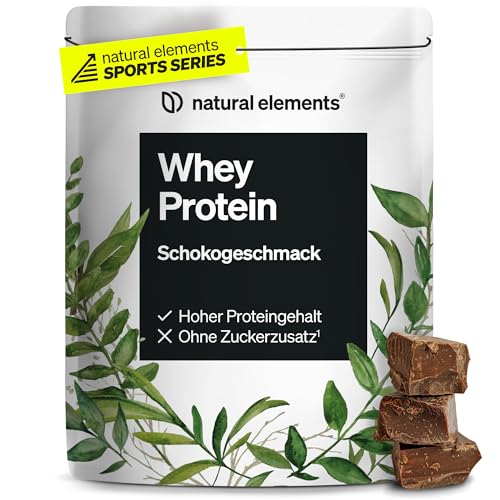 Whey Protein Pulver Schoko 1kg 23g Protein pro Portion für deinen Muskelaufbau hochdosiert in Deutschland produziert laborgeprüft