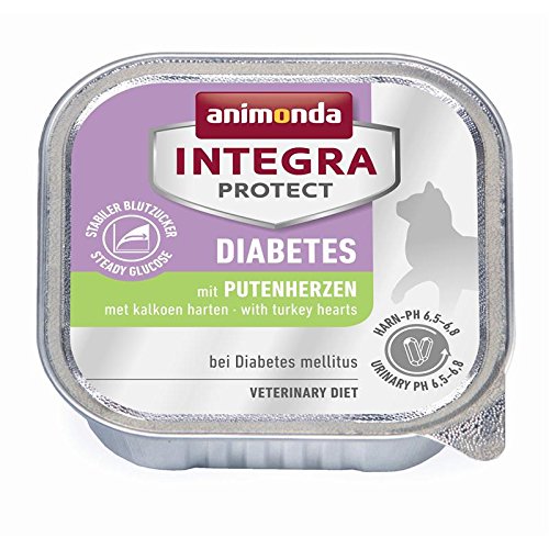 animonda Integra Protect Diabetes mit Putenherzen 16x 100g