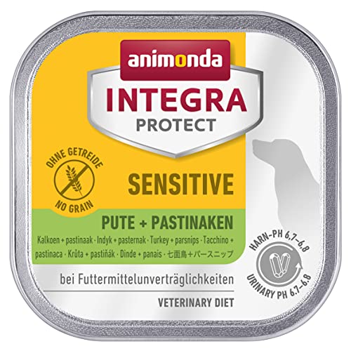  Integra Protect Sensitive Hund Diät bei Futtermittelallergie Pute Pastinaken 11x 150 g