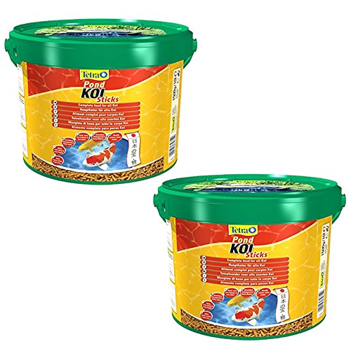 2 x 10 Liter Tetra Pond Koi Sticks Teichfutter Hauptfutter für Koi