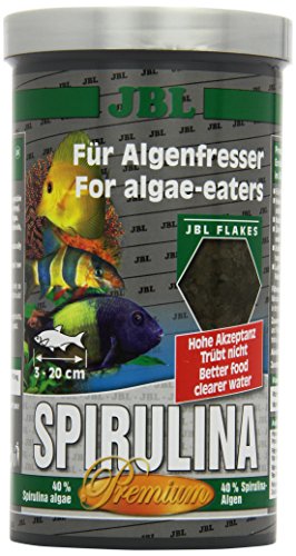 JBL 30002 Premium Alleinfutter algenfressende Aquarienfische Flocken 1 l