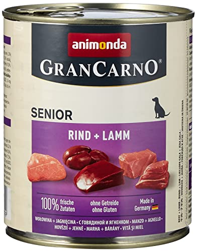 animonda Vom Feinsten GranCarno Senior ältere ab 7 Jahren Rind   Lamm 6x g