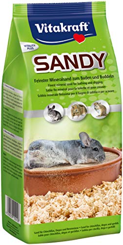 Vitakraft Sand für Chinchilla Degu und Gerbile Sandy 1x 1kg