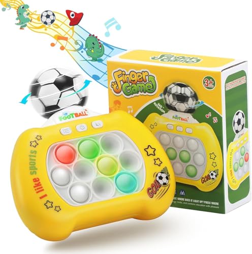 Quick Game Pro für Erwachsene Handheld Spiel schnelle Puzzle Spielmaschine Stress Geschenk für Jungen Mädchen Teenager Football