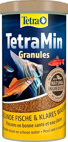 TetraMin Granules   langsam absinkendes ideal für der mittleren Wasserschicht des Aquariums 1 L