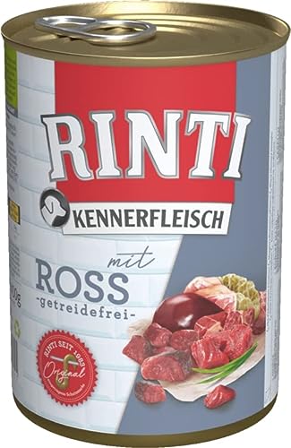 Rinti Hundenassfutter Kennerfleisch mit Ross 6x400g