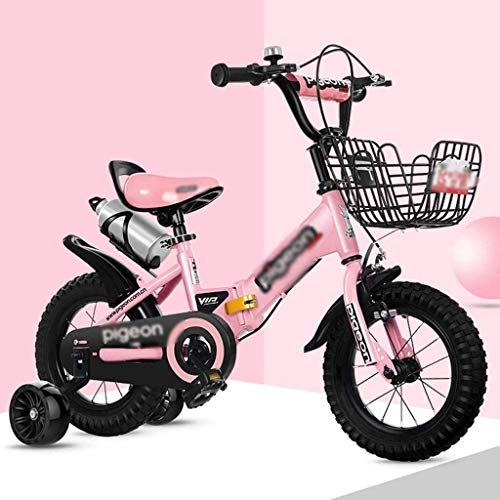NUBAO Fahrradfahrräder Indoor Training Falten Outdoor Mountainbike Reiten des Dreiradfahrrads als Geschenk for Color Pink Size 18inches