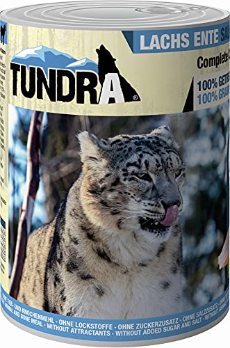 Tundra Katzenfutter Lachs Ente Nassfutter - getreidefrei 6 x 400g
