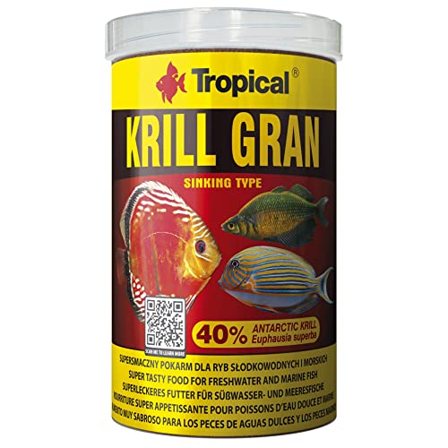 Tropical Krill Granulat - Farbverstärkendes Granulatfutter mit Krill 1er Pack 1 x 1 l