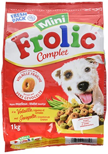 Frolic Frolic Frolic Mini - kroketten mit Complete geflügel für kleinen Hund 6 1 kg säcke
