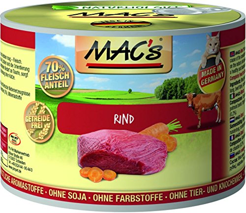 MAC s Cat Rind getreidefrei 6 x 200 g