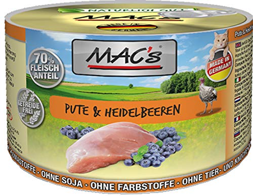 MAC s Katzenfutter Pute Naturreis 12 X 200 g