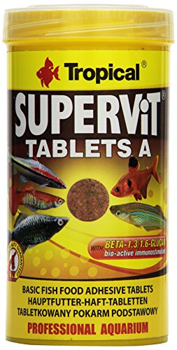 Tropical Supervit Tablets A Hauptfutter Hafttabletten 1er Pack 1 x 250 ml