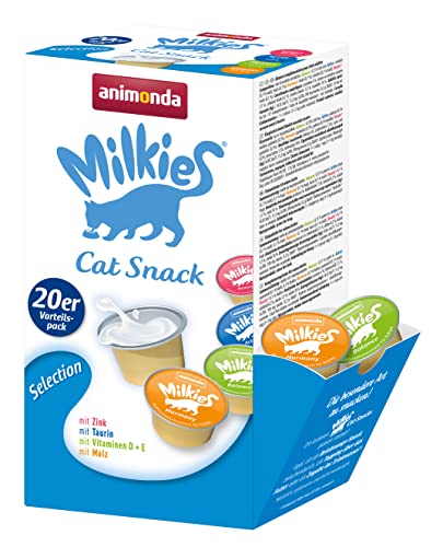 animonda Milkies Selection Katzenmilch portioniert 20 Cups 15 g