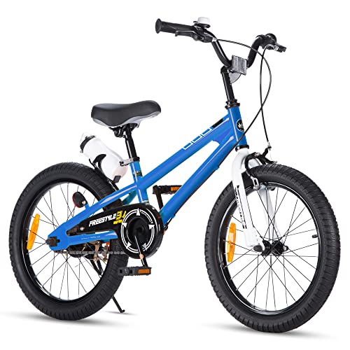 Royal Baby Freestyle Kinderfahrrad Jungen MÃ¤dchen Fahrrad 18 Zoll Blau