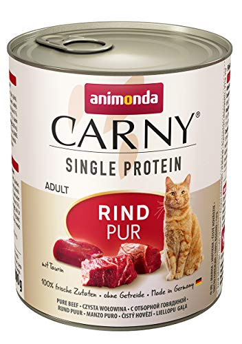 Carny Single Protein Rind Pur 6x 800g nur einer Proteinquelle für ausgewachsene