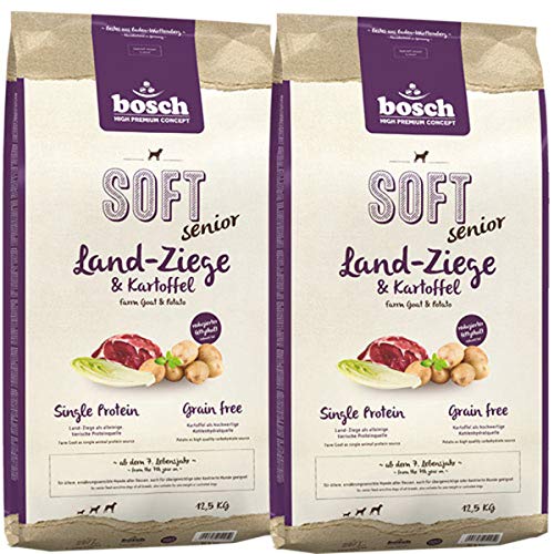 Bosch 2 x 12 5 kg Soft Senior Land-Ziege Kartoffel