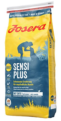 JOSERA SensiPlus 1x 15kg Hundefutter mit Ente für empfindliche Super Premium Trockenfutter für ausgewachsene 1er Pack