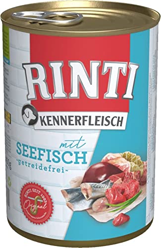 Rinti Hundenassfutter Kennerfleisch mit Seefisch 6x400g