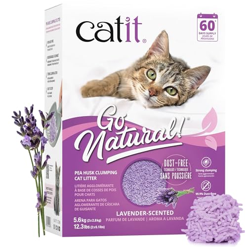 Catit Go Natural klumpende Erbsenhülsen Lavendelduft 2x 2.8kg 5.6Kg