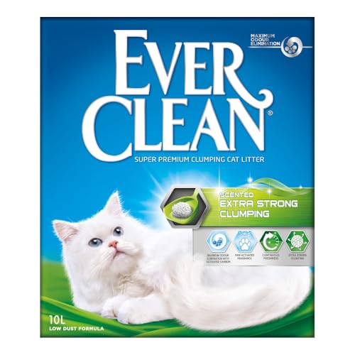 Ever Clean Extrastarkes klumpendes Katzenstreu 10 Liter Duftstoffen Extra Strong