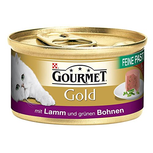 Gourmet Dose Gold Feine Pastete Lamm Bohnen 12x 85g Katzenfutter
