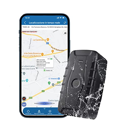 GPS Tracker Auto Ohne ABO GPS Tracker Auto 240 Tage Standby Starke Magnetische WasserbestäNdigkeit Echtzeit Auto Tracking Ortungsgerät