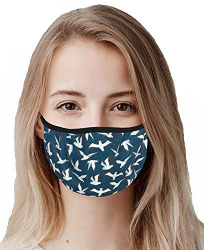 Waschbare Mundmaske Gesichtsmaske Oeko TEX 100 CE Zertifiziert Geruchsneutral Antibakterielle Wirkung Wasserabweisend Gesichtsschutz Face MASKC Wiederverwendbar C Motiv 9