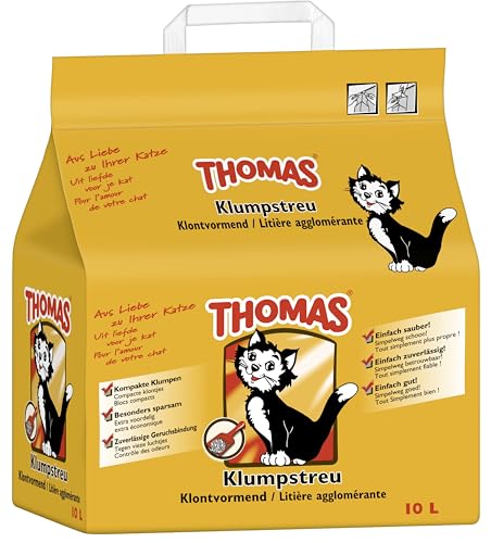 Thomas Klumpstreu - geruchsbindendes Katzenstreu 10l