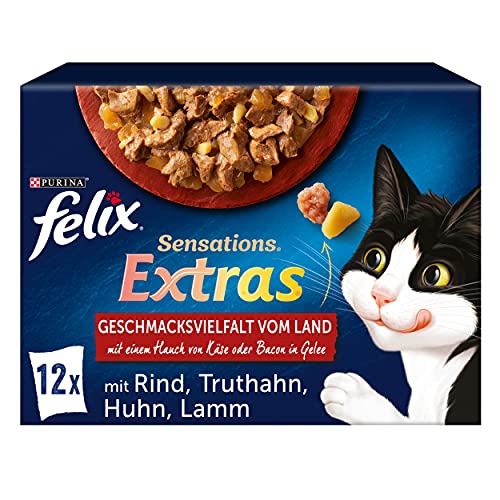  Sensations Extras Katzenfutter Sorten Mix 6er Pack 6x
