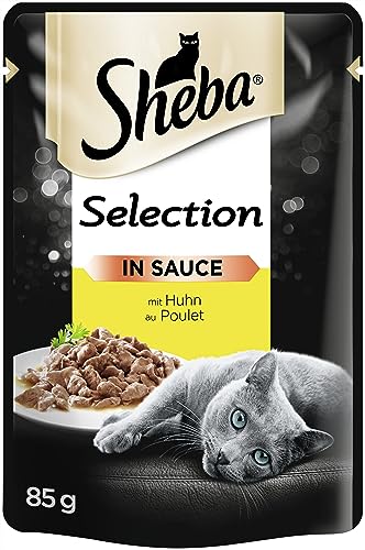 Sheba Selection in Sauce Katzenfutter mit Huhn 85g