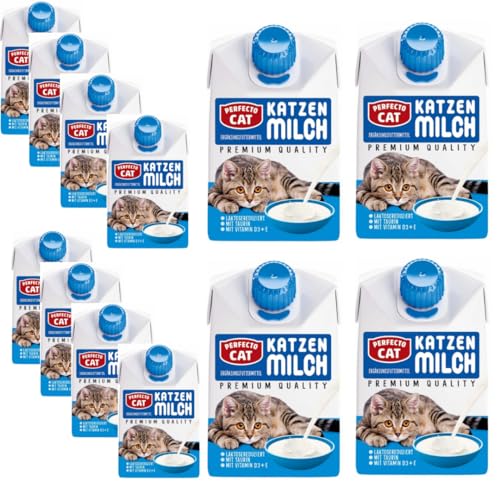 Perfecto Cat Premium Katzenmilch Milch 200 mililiter X 12 STÜCK