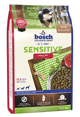 Spende - Bosch HPC Sensitive Lamm Reis Hundetrockenfutter für Ernährungssensible Hunde Aller Rassen 3 kg