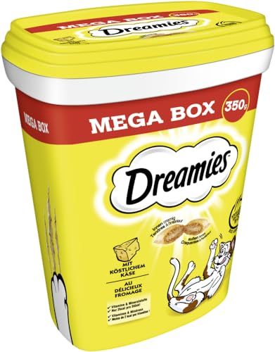 DREAMIES Mega Box mit Käse 350g Katzenleckerlis Katzensnack