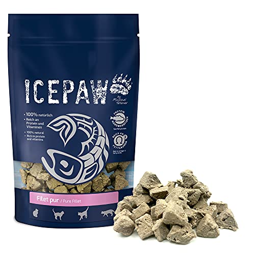ICEPAW I Filet Pur I 150 g I Fisch Snack für Katzen
