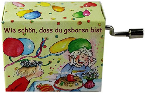 Fridolin Spieluhr Music Box Rolf Zuckowski - Wie schön DASS du geboren bist