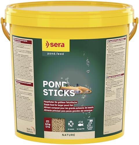 sera Pond Granulat Nature 21 Liter 3 5 kg - Das Granulatfutter für größere Teichfische