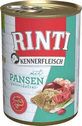 Rinti Hundenassfutter Kennerfleisch mit Pansen 6x400g