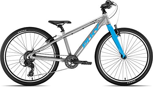Puky LS-Pro 24-8 Alu Kinder Fahrrad silberfarben blau