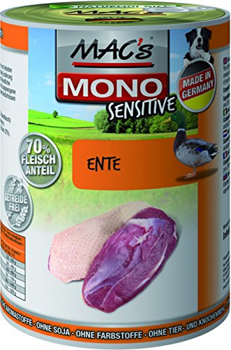 MAC s Dog Mono Sensitive Ente 6 x 400 g