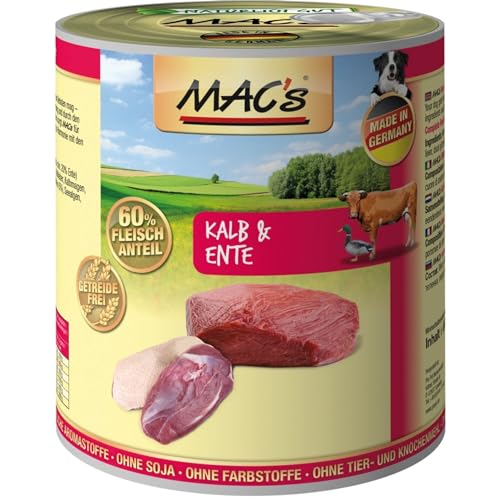 MAC s Dog mit Kalb Ente 6 x 800 g