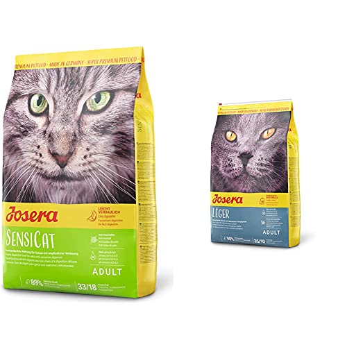JOSERA SensiCat 1 x 2 kg Katzenfutter mit extra verträglicher Rezeptur Super Premium Trockenfutter für ausgewachsene und empfindliche Katzen L ger 1 x 2 kg Katzenfutter mit wenig Fett