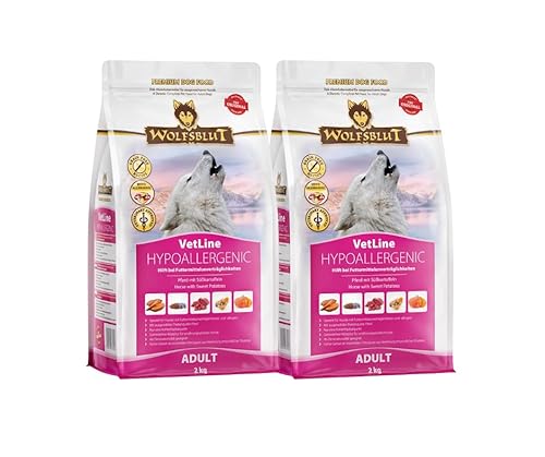 Wolfsblut Vetline Hundefutter Sparbundle Sparpaket 2 x 2kg Hypoallergenic