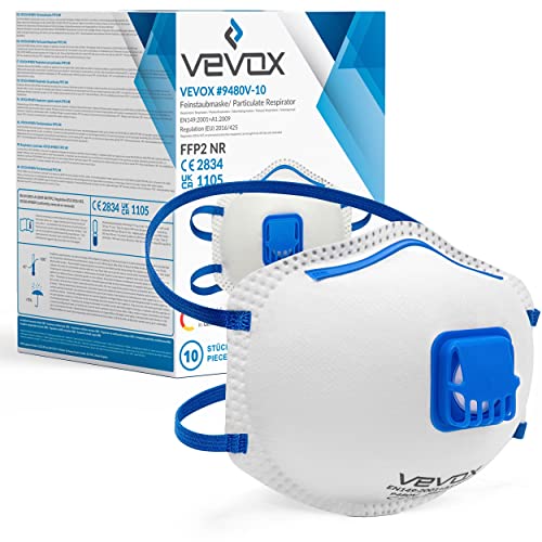 VEVOX Masken   Im 20er Set   Komfort Plus Abdichtung   Ventil   Für den zuverlässigsten Schutz