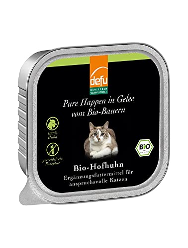  16x 100g Hofhuhn Pure Happen in Gelee Ergänzungsfuttermittel für