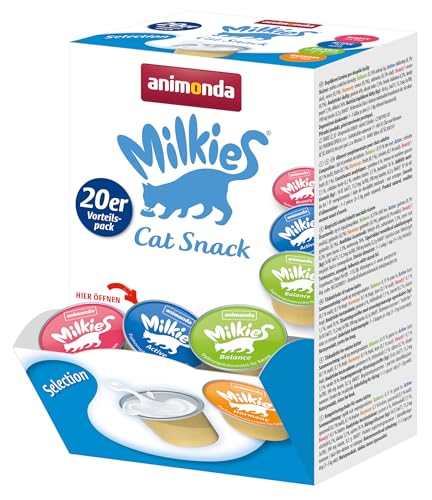 animonda Vom Feinsten Milkies Selection Katzenmilch portioniert 20 Cups 15 g