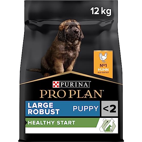 Pro Plan PURINA PRO PLAN Large Robust Puppy Healthy Start Welpenfutter trocken reich an Huhn 1er Pack 1 x 12 kg