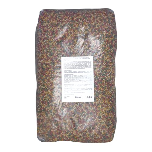 Koi Herdecke   5kg Mix für Koi s Schwimmende Pellets von 6 mm geeignet für Zierfische   Goldfische   Orfe   Shubunkin 5 Kilo Pack