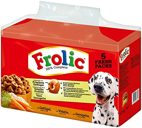 Frolic Complete Hundefutter Geflügel Gemüse und Reis 1 Packung 1 x 7 5 kg